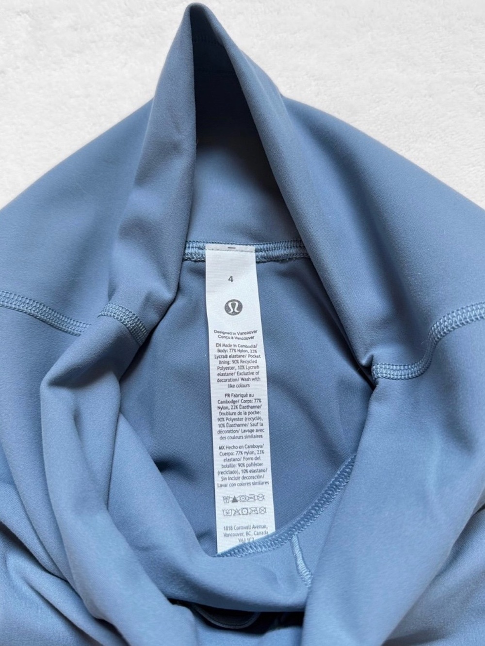 NWT Lululemon SET – Wunder Train Bra + Leggings – Steel Blue – Size 4 (SOLD OUT) - Picture 10 of 13